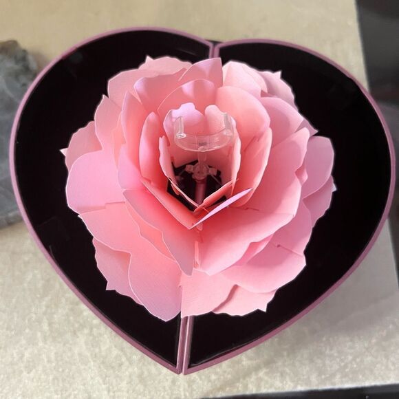 Stunning Volcanic Quartz Solitaire Engagement Ring Vermeil Rose Gold/ Sterling. - Picture 6 of 15